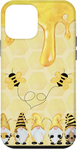 Vista 16 de Carcasa divertida para iPhone 16 con diseño de gnomos de abejorros para Halloween