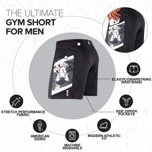 Vista 3 de Anthem Athletics Hyperflex - Pantalones cortos de entrenamiento para crossfit (5.0in)