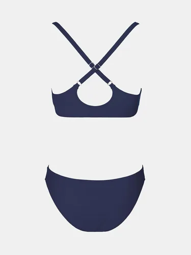 Vista 89 de CUPSHE - Conjunto de bikini de dos piezas para mujer, estampado floral y detalle de nudo de conejo