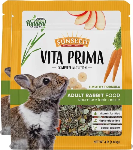 Vista 9 de Vitakraft Sunseed Vita Prima - Comida para conejillo de indias, 4 libras