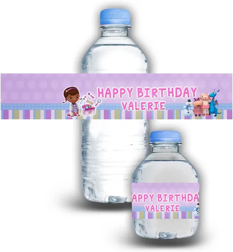 Vista 22 de Calcomanías impermeables para botellas de agua para niños, personalizables, paquete de 12 (coches)