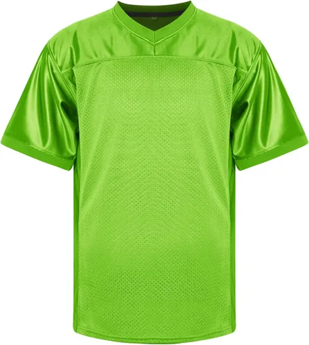 Vista 2 de Camiseta de fútbol en blanco, camiseta atlética de fútbol para hombre, camiseta deportiva de hip hop, S-3XL