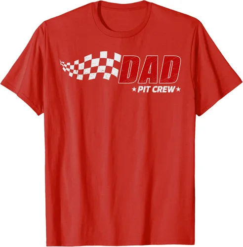 Vista 87 de Dad Pit Crew Race Car Birthday Family Matching Pit Crew Camiseta Pit Crew