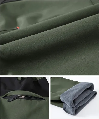 Vista 6 de Gopune Pantalones de invierno para mujer, senderismo, esquí, snowboard, impermeables, softshell aislantes