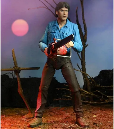 Vista 4 de NECA Figura de Evil Dead 40th Anniversary Ultimate ASH de 7 pulgadas