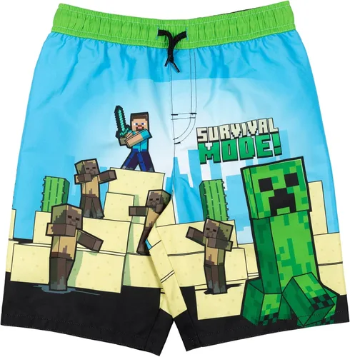 Vista 6 de Minecraft Zombie Steve Mobs - Traje de baño de 3