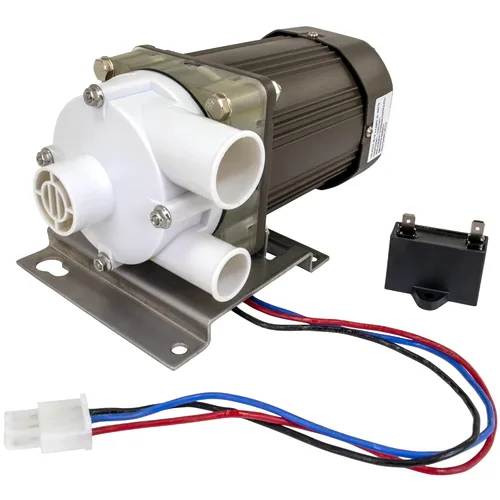Vista 3 de IMM Reemplazo del motor de máquina de hielo para motores Hoshizaki S-0730 de máquinas de hielo Incluye placa de montaje, cable de 14 pulgadas