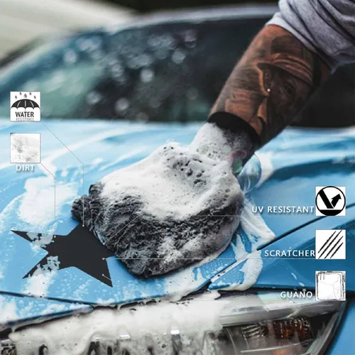 Vista 6 de Pegatinas de vinilo impermeable de alta calidad para el casco del coche, parachoques del coche, taza tubérculo, decoración de pared Negro