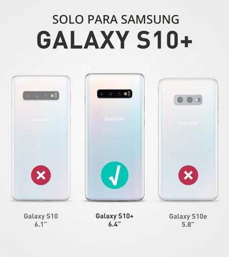 Vista 6 de i-Blason Cosmo Series - Funda para Samsung Galaxy S10+ Plus, elegante funda