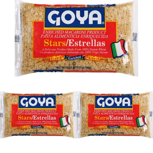 Vista 5 de Goya Stars - Pasta de macarrones enriquecida, 7 onzas