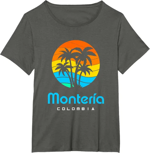 Vista 52 de Camiseta Montería Colombia, Negro
