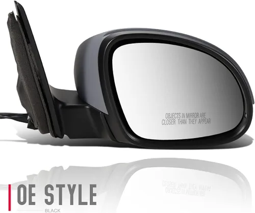 Vista 3 de DNA Motoring OEM-MR-VW1321131 - Espejo retrovisor calefactado con ajuste derecho con señal de giro compatible con Tiguan 2009-2017