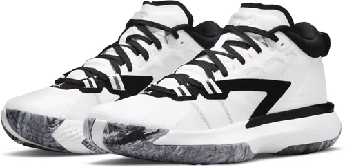 Vista 2 de Nike Jordan Zion 1 - Tenis de baloncesto para hombre, FossilMidnight Navy-white