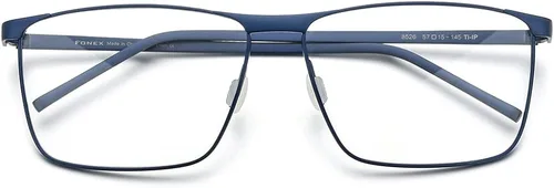 Vista 4 de FONEX Marco de lentes de titanio puro para hombre lentes ópticos de miopía de borde completo cuadrado