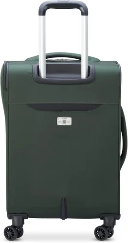 Vista 6 de DELSEY PARIS Sky Max 2.0 Softside - Maleta expandible con ruedas giratorias, Verde, Delsey Paris Sky Max 2.0 Softside - Juego de 2 maletas