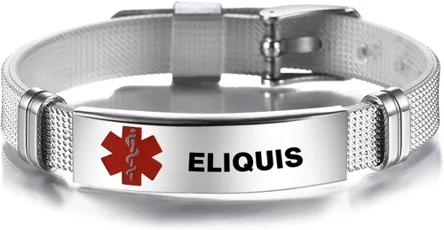 Vista 8 de TGLS Pulsera de emergencia roja con identificación de alerta médica para mujeres, hombres, primeros auxilios, personas mayores, alarma de salud