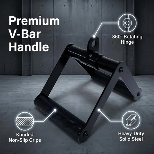 Vista 4 de LAT Pull Down Bar Strength Training Cable Machine Accessories
