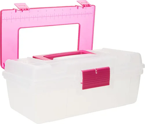 Vista 3 de Creative Options, 114-082, caja para manualidades con charola extraible de 13 pulgadas