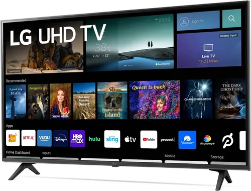 Vista 2 de LG 43 pulgadas clase UQ7070 ZUD serie LED 4K UHD Smart webOS 22 TV