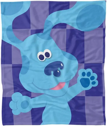 Vista 6 de LOGOVISION Blues Clues - Manta de forro polar, 36 x 58 pulgadas, color azul