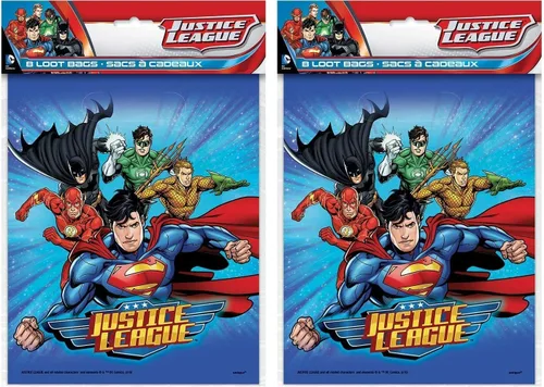 Vista 8 de Artículos de fiesta de Justice League, Servilleta para bebidas , talla única , Multicolor