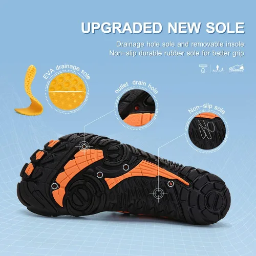Vista 3 de Zapatos de agua para mujeres hombres zapatos de playa para mujeres zapatos de natación zapatos de piscina zapatos de río zapatos de secado rápido