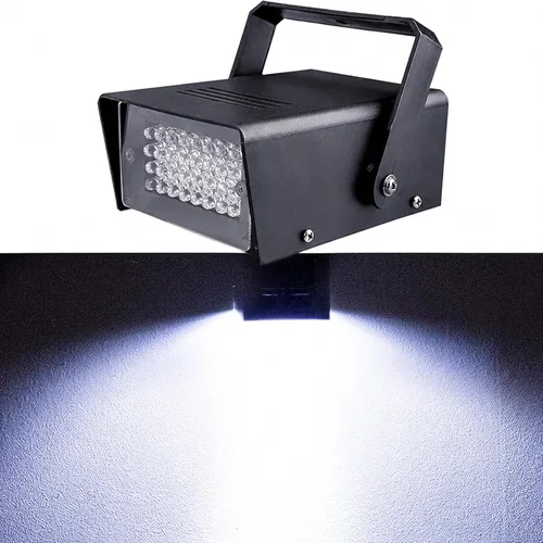 Vista 10 de 2 paquetes de 32 luces LED estroboscópicas para Halloween, fiesta y habitación, mini luz intermitente con múltiples modos