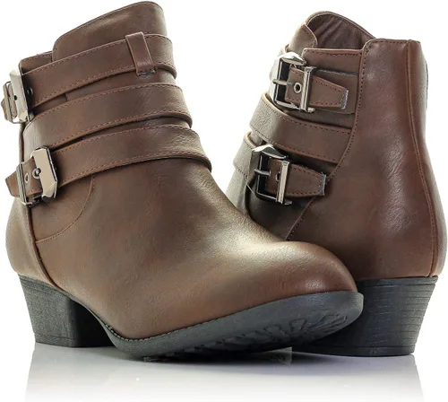 Vista 14 de Botines Payton con cremallera lateral y tacón alto para mujer