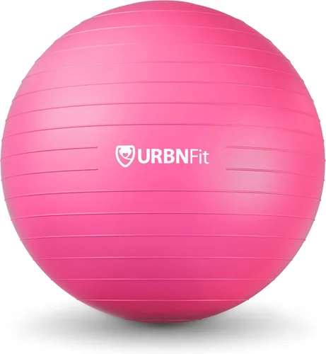 Vista 11 de URBNFit - Pelota de ejercicio, entrenamiento y yoga en varios tamaños, pelota para embarazo y estabilidad, antiestallido, incluye bomba de inflado