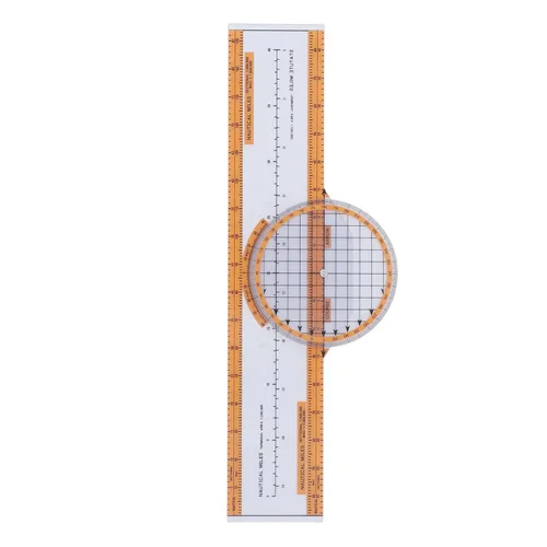 Vista 2 de Alomejor Pilot Computer Durable Orange Calculator for Ground Speed, Fuel Estimation and Wind Vector Solutions for Aviation Enthusiasts
