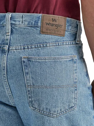 Vista 4 de Pantalón vaquero corto Wrangler Authentics para hombre, con ajuste holgado clásico, con cinco bolsillos