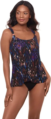 Vista 8 de Miraclesuit Traje de baño para mujer Dazzle con cuello redondo y aros
