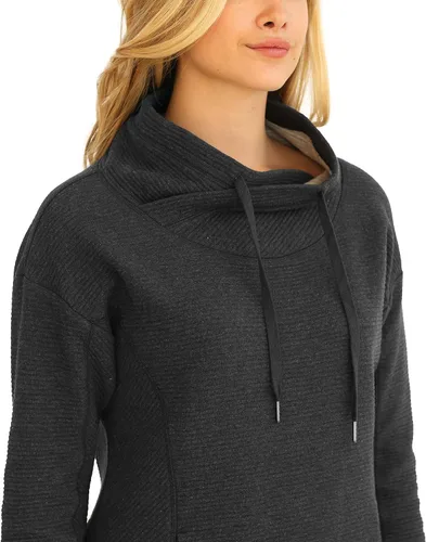 Vista 4 de Kirkland Sudadera con cuello alto falso para mujer