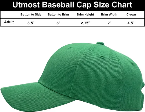 Vista 4 de Utmost Gorra de béisbol estructurada con cierre ajustable, sombrero de rendimiento para actividades al aire libre y bordado personalizado