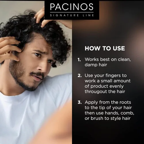 Vista 6 de Pacinos Signature Line - Mousse para realzar rizos - Mousse para el cabello y espuma para peinar