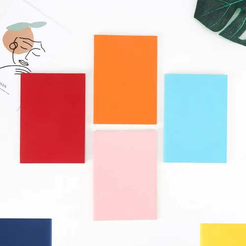 Vista 7 de EUSOAR Cuaderno en blanco, paquete de 24 cuadernos A6 de 3.9 x 5.5 pulgadas, 60 páginas sin forro, diario de viaje, juego de bloc de notas a granel