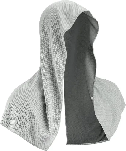 Vista 10 de Sukeen Toalla refrescante con capucha para hombres, toallas refrescantes para el cuello y la cara, se enfría cuando está mojado, envolturas