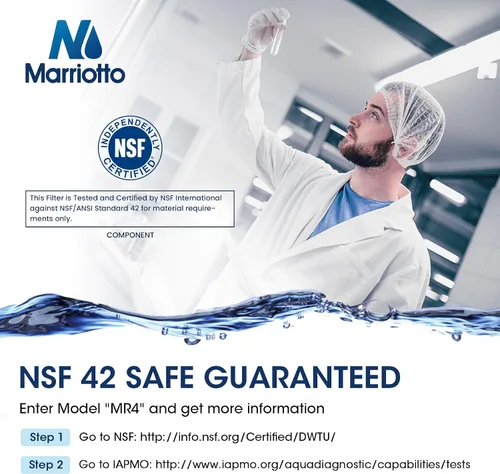 Vista 5 de MARRIOTTO MRW4 Filtro de agua para refrigerador Compatible con EDR3RXD1, 4396841, 4396710, Filtro 3, 46-9083, 46-9030, 9030, 9083 Filtro de agua