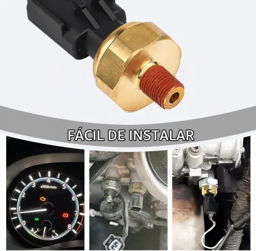 Vista 6 de El interruptor del sensor de presión del aceite del motor reemplaza 5149064AA, 5149062AA, 56028807AB Oil Sending Unit, Engine Oil Pressure Sensor