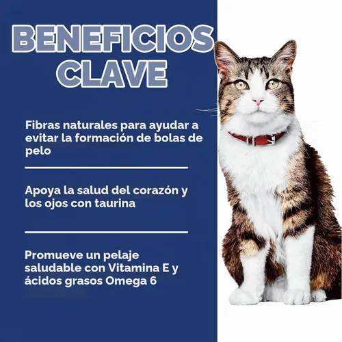 Vista 4 de Hill's Science Diet - Alimento seco para gatos con control de bola de pelo para adultos de 1 a 6 años