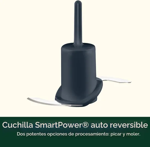 Vista 5 de Cuisinart Mini-Prep Plus Procesador de Alimentos, mini procesador de alimentos de 24 onzas para picar hierbas, verduras y queso duro, cuenco