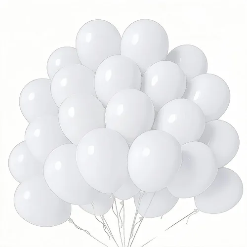 Vista 19 de Globos rojos y negros, paquete de 100 unidades, 12 pulgadas A1-rojo negro