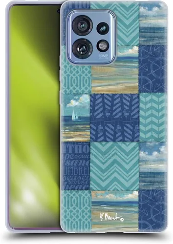 Vista 18 de Head Case Designs Officially Licensed Paul Brent Agate Mermaid Coastal Soft Gel Case Compatible with Moto Edge 40 Pro/Plus 2023