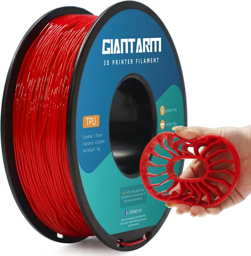 Vista 34 de GIANTARM Filamento PETG, precisión dimensional de 1.75 mm +/-0.02mm, carrete de 1 kg (2.2 libras), embalaje al vacío, para impresoras 3D, verde