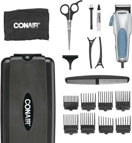 Vista 10 de Conair Barber - Cortadora de pelo, serie Barbershop - Kit de corte de pelo de 16 piezas