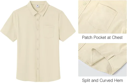 Vista 5 de Rdruko Conjunto de 2 piezas para hombre, para vacaciones en la playa, casual, verano, a juego