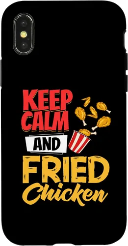 Vista 4 de Funda coreana para recetas coreanas de comida rápida para iPhone 14 Fried Chicken