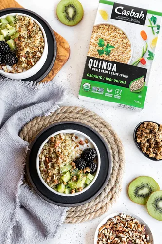 Vista 7 de Casbah Quinoa, grano entero, orgánico, 7 onzas (paquete de 6), súper grano, perfecto para hacer guarniciones fáciles y sabrosas, vegano y vegetariano