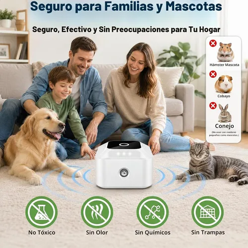 Vista 2 de 2026 Paquete de 2 repelentes ultrasónicos de roedores disuasorios