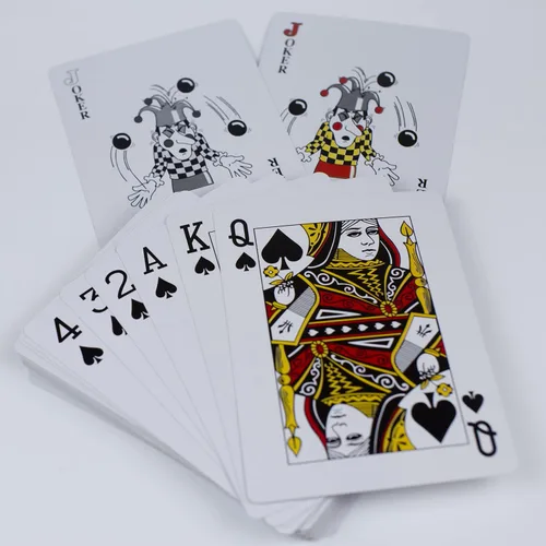 Vista 5 de SUUJI Juego de cartas de juego grandes, mazo gigante, de 5 x 7 pulgadas, juego de cartas de juego súper grande, puente, cartas de juego de póquer